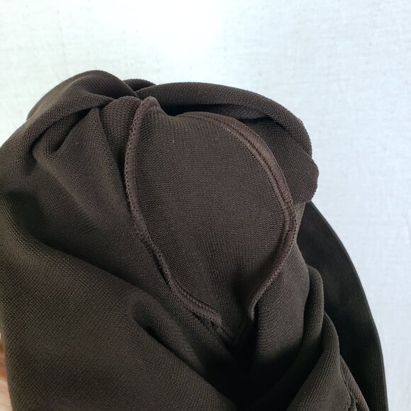 SPANX Seamless Leggings Ankle Side Zip High Rise Dark Brown size M - Picture 9 of 13